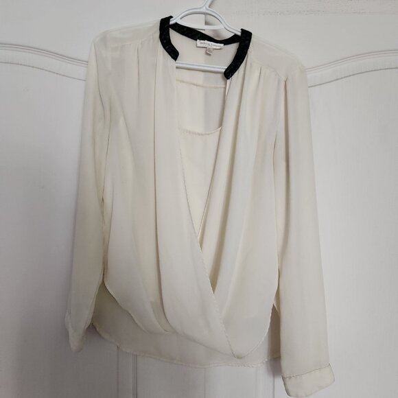 Jealous Tomato Long Sleeve Comfortable Business Blouse, Size L - Picture 1 of 7